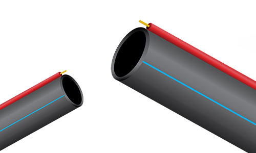 HDPE Pipe With Tracer Wire